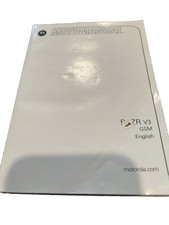Motomanual RAZRv3 GSM Manual 2004-05