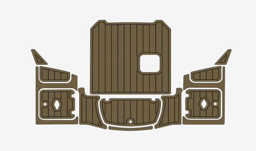 2016 Chaparral H20 21ft Marine teak deck EVA Foam Boat flooring - Foto 8 di 13