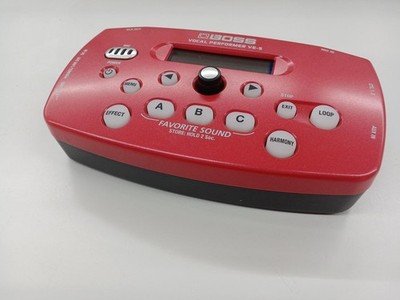 Boss VE-5 Vocal Performer Effect Processor Red w/ AC adapter Used