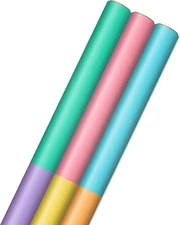 3 Count (Pack of 1), Teal and Purple, Pink Yellow, Blue Orange 