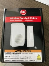 Wireless Doorbell Chime, New Safety Technology International, Inc. STI-3300 