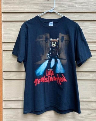 ミュージシャン KANYE LATE REGISTRATION TOUR TEE Ye Late Registration Kanye West Tour Tee Size L Men Black - Etsy