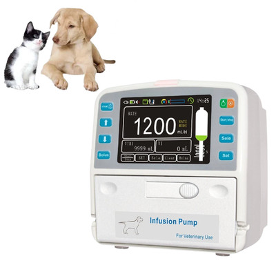 Vet IV Infusion Pump: Touchscreen, Heating, Real-Time Alarm