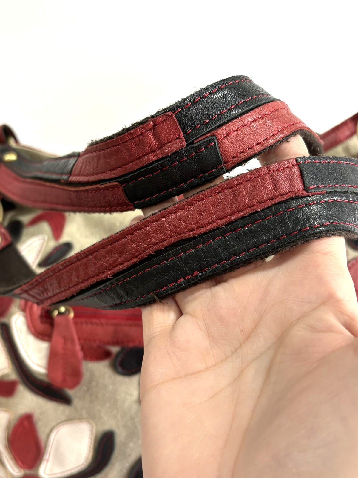 AmeriLeather  Amelia Multi-Color Patchwork Handba… - image 10