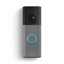 Ring Battery Doorbell 2K Newest Model w/Retinal 2K - Speckled Gray 2nd Gen 1