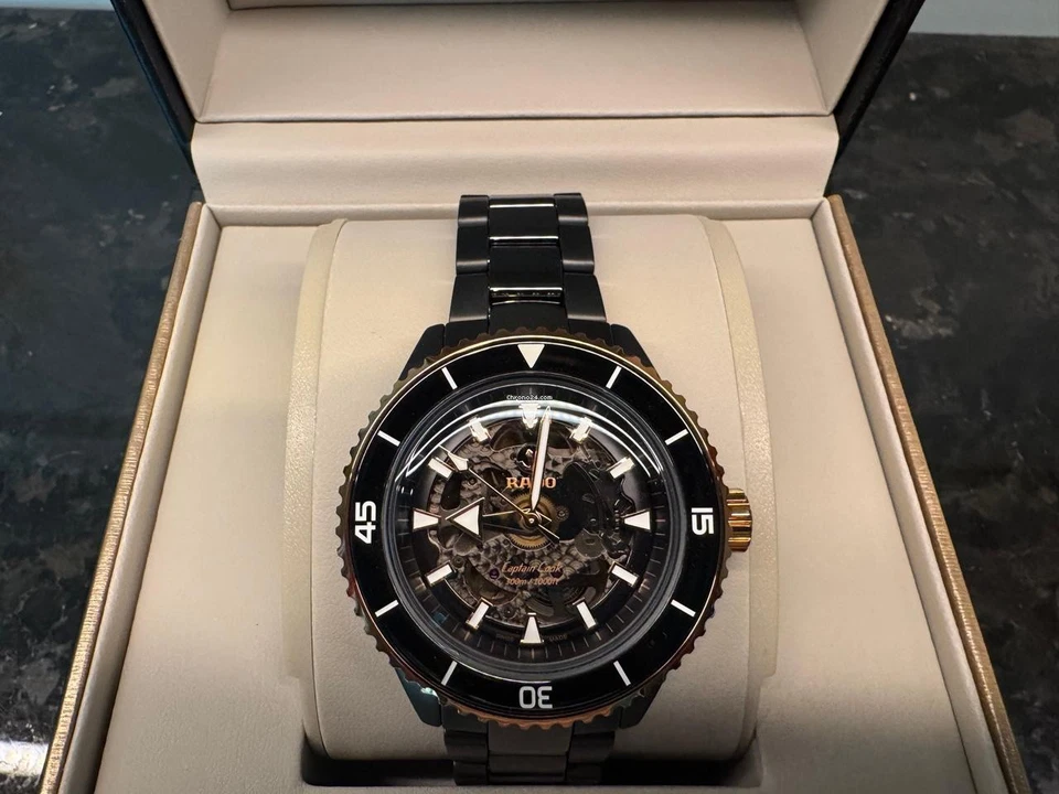 RADO Captain Cook High-Tech R32127162 Black Men Watch in Box - Image 3 of 4