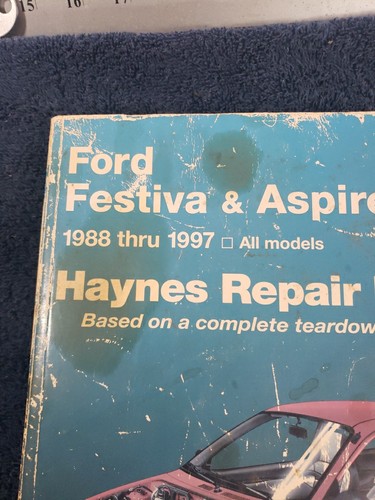 1988 thru 1997 Ford Festiva & Aspire Haynes Repair Manual 36030 - Bild 2 von 10