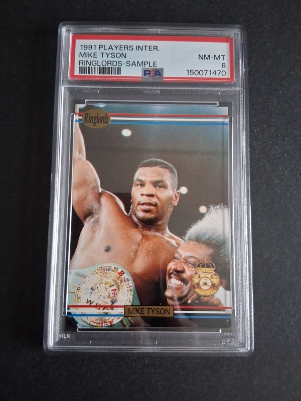 1991 Ringlords Mike Tyson Don King with Don King PSA 8 RC Rookie Boxing HOF Rare
