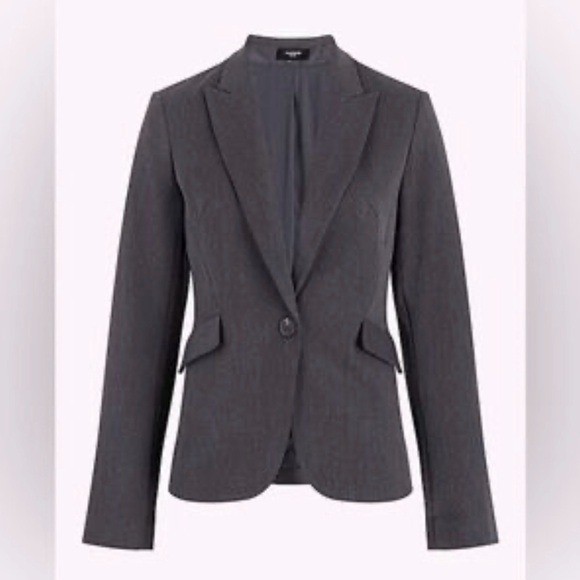 Express Editor Soft Structured Button Blazer - image 2