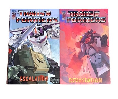 The Transformers Escalation, Devastation Volumes 3 & 4 IDW TPB Graphic Novel GUC