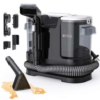 LUBLUELU 600W Waschsauger Polsterreiniger Teppichreiniger Dual Tank 15KPA 3in1 Nasssauger