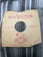 #129 RCA VICTOR Record Sleeve Only 78 Rpm 10 Inch NIPPER DOG (AS IS)