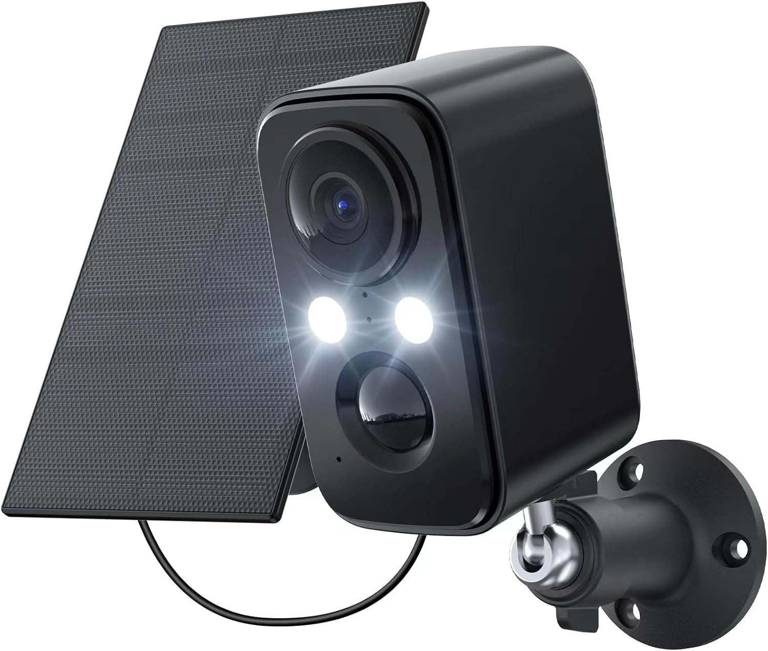 Videocamera Esterno WiFi Solare Senza Fili Batteria 2K IP66