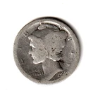 1916 S mercury dime