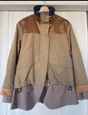 USED NEW, TRIED ON ONLY SACAI MIXED BLOUSON COAT, PURCHASED DIRECTLY FROM ST