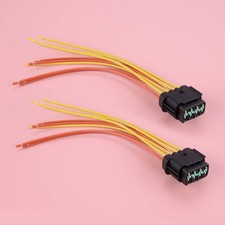 2x Headlight Plug Connector Harness Fit For Nissan Sentra 2013-2021