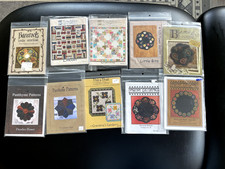 Lot of 10 Quilt Patterns Various Types