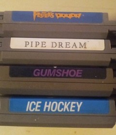 4 Game Nintendo NES Lot. Fester's Quest. Pipe Dream. Ice Hockey. GUMSHOE. Tested
