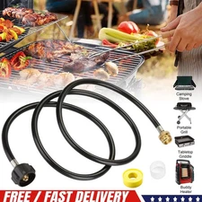6Ft Propane Adapter Hose 1lb to 20lb Converter Replacement for Tank Connects US