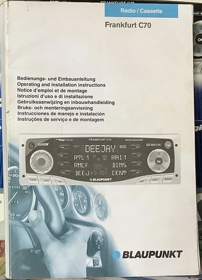 Retro Autoradio Blaupunkt Frankfurt C70 - Immagine 2 di 4