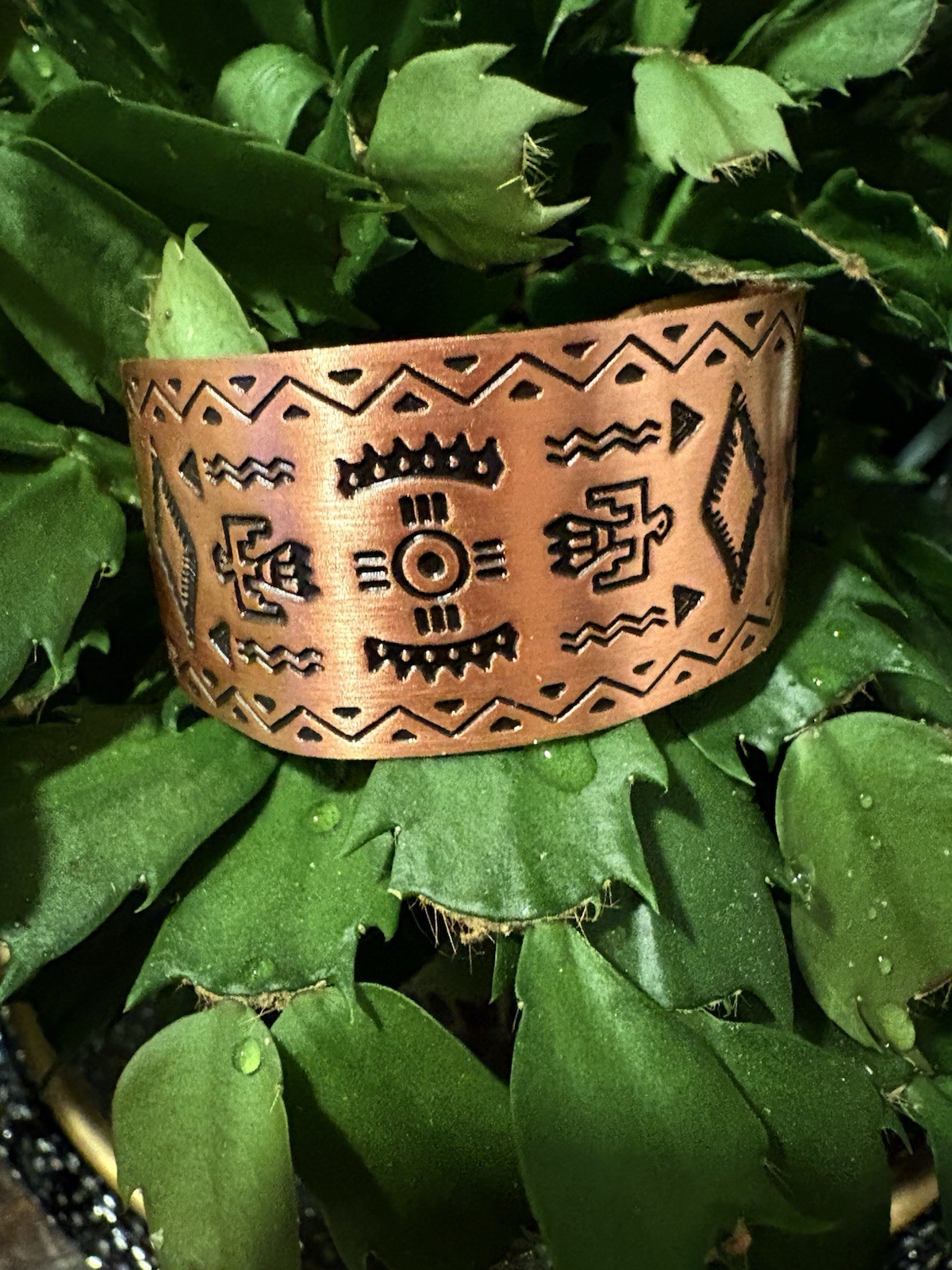 Bell Trading Post Solid Copper Native American Th… - image 1