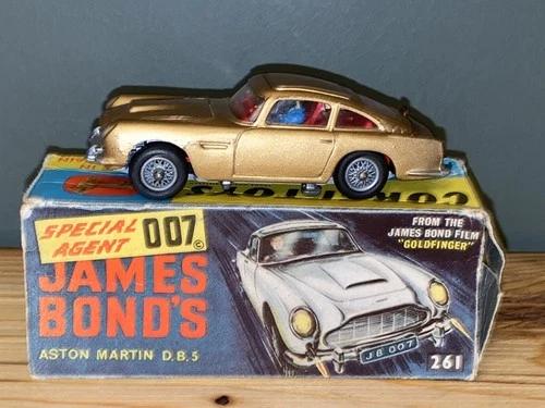 Corgi Toys 261 James Bond Aston Martin DB5 Vintage Original BOXED *Superb*