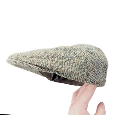 England Harris Tweed Vintage Tweed Flat Hat Cap |M 1/8(57 cm