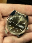 1970’s NOS Timex “Smokey Dial” Brown Stainless Men’s Vintage Wrist Watch!