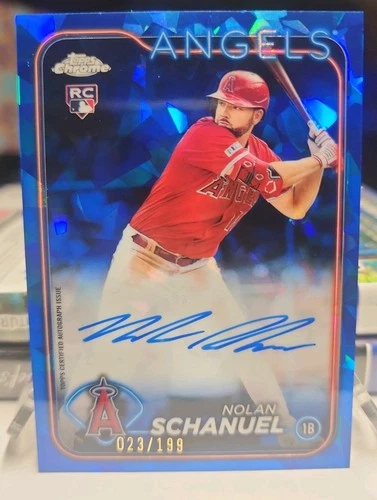 Nolan Schanuel 2023 Topps Chrome Nolan Schanuel Auto