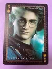 Harry Potter Playing Card #5 of Spades Tully's Coffee Promo Japanese F/S