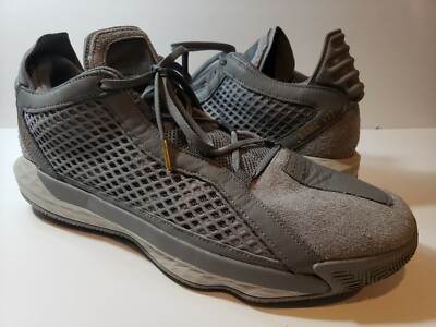 Adidas Dame Grey/Gold Leather Men's NBA Playoffs Damian Lillard