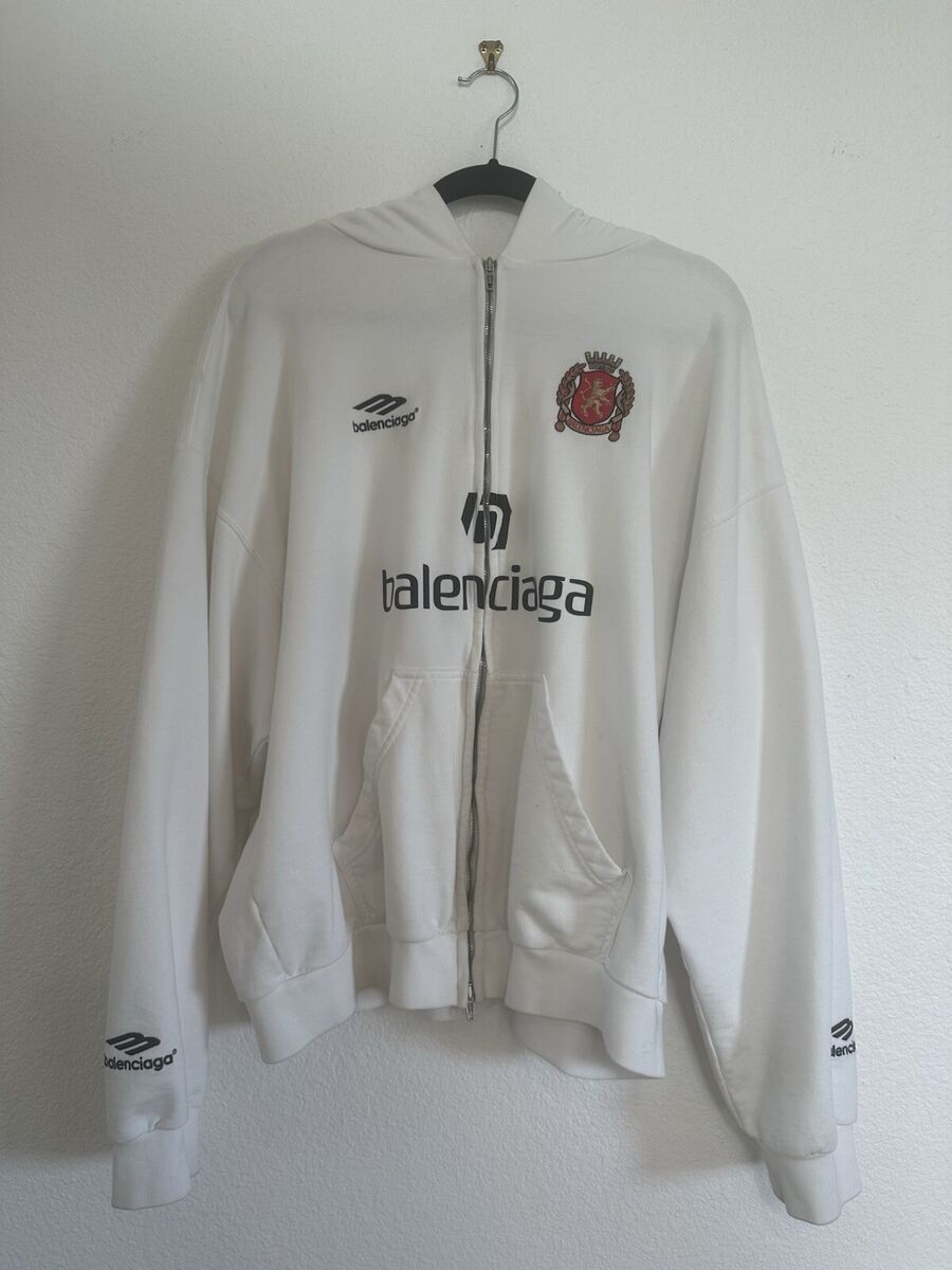Balenciaga Soccer Zip Up Tokyo White | eBay Balenciaga Soccer Zip Up Tokyo White | eBay