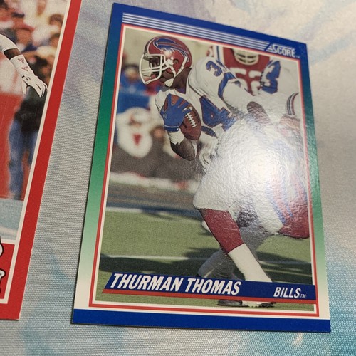 Thurman Thomas 1989 Partitur # 211 Rookie RC Buffalo Bills Lot - Bild 8 von 10