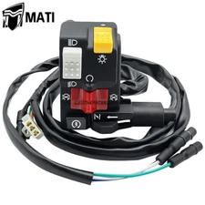 Handlebar Start Stop Kill Switch Headlight for Honda FourTrax300 TRX300/TRX300FW