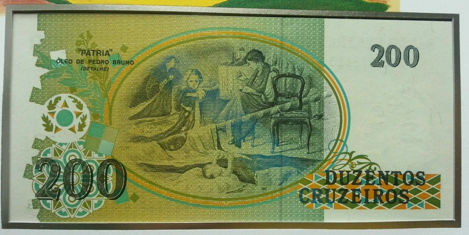 [SJ] Brazil Peter Bruno Painting Homeland 1989 FDC (banknote coin cover) - Image 4 of 4