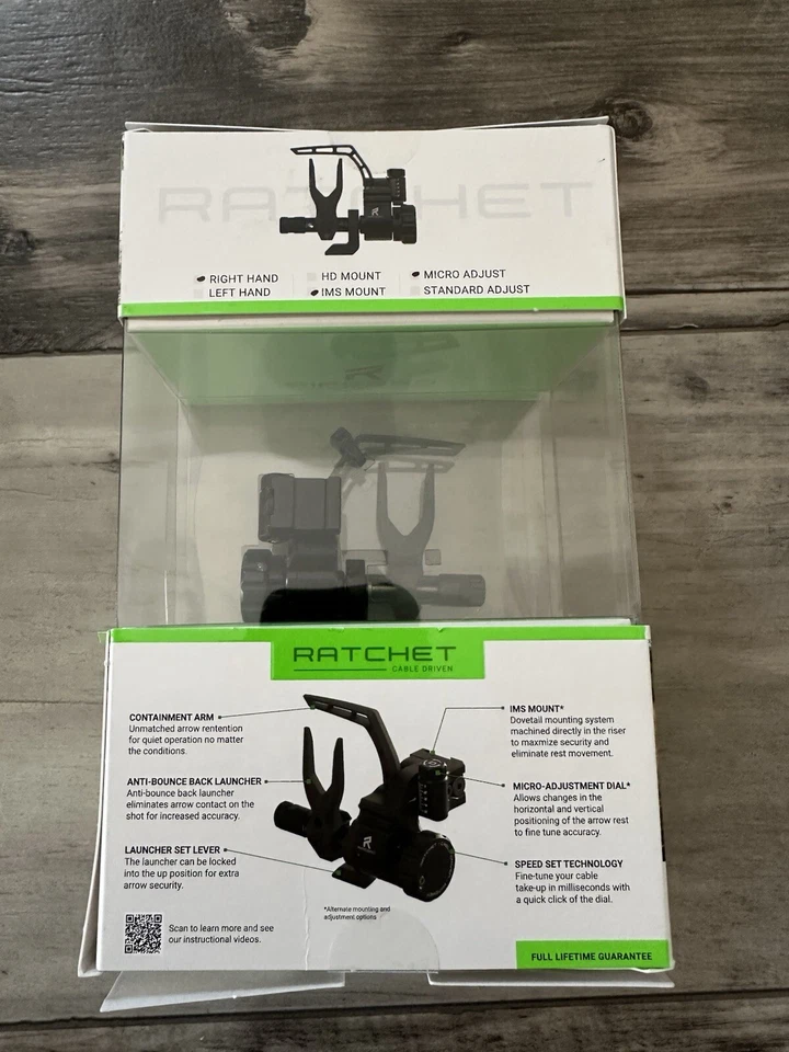 Ripcord Ratchet IMS Micro Adjustable Arrow Rest - Image 2 of 3