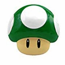 Nintendo Super Mario Brother Mushroom Green Metal Belt Buckle Officially License