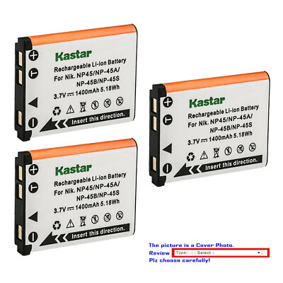 Kastar Battery Pack Replacement for Fujifilm FinePix Z20fd Z30 Z31 Z33WP Z35 Z37