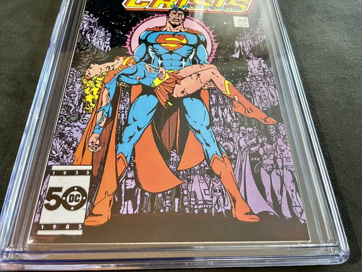 Crisis on Infinite Earths #7 (1985) 🔥CGC 9.0🔥 Death of