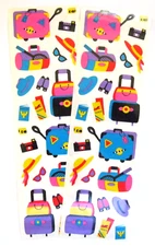 Mrs Grossman Vintage Two 2x6 inch 'Travel' Sticker Sheets (Retired)