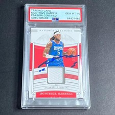 2019-20 Panini #JT-MTZ Montrezl Harrell Signed Card AUTO Grade 10 PSA Slabbed Cl