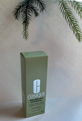 Clinique BLACKHEAD SOLUTIONS 7 Day Deep Pore Cleanser  Scrub Acne .5 oz/15mL New