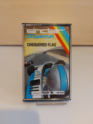 Jeu Chequered Flag Pour Sinclair ZX Spectrum — Version Boîte Complète — Très Bon état, Rétro Gaming