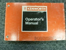 1981-1983 Kenworth C500 C500B Semi Truck Owner Operator Maintenance Manual 1982