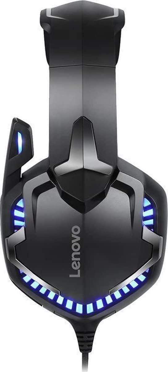 Thumbnail - Lenovo Hs15 Gaming Kopfhörer Schwarz Headset Mikrofon Led Faltbar