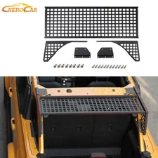 Rear Cargo Storage Rack Organizer Storage Shelf Basket Kit For Ford Bronco 2021+