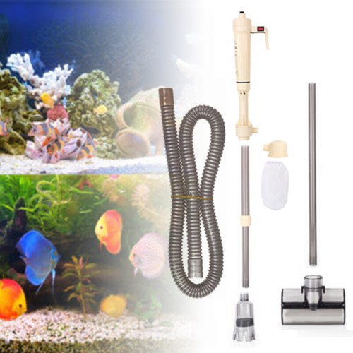 Aquarium Gravel Vacuum Cleaner Fish Tank Water Changer Electric Sand Syphon Pump - Picture 2 of 12