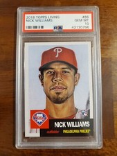 2018 Topps Living Set Baseball Nick Williams PSA 10 