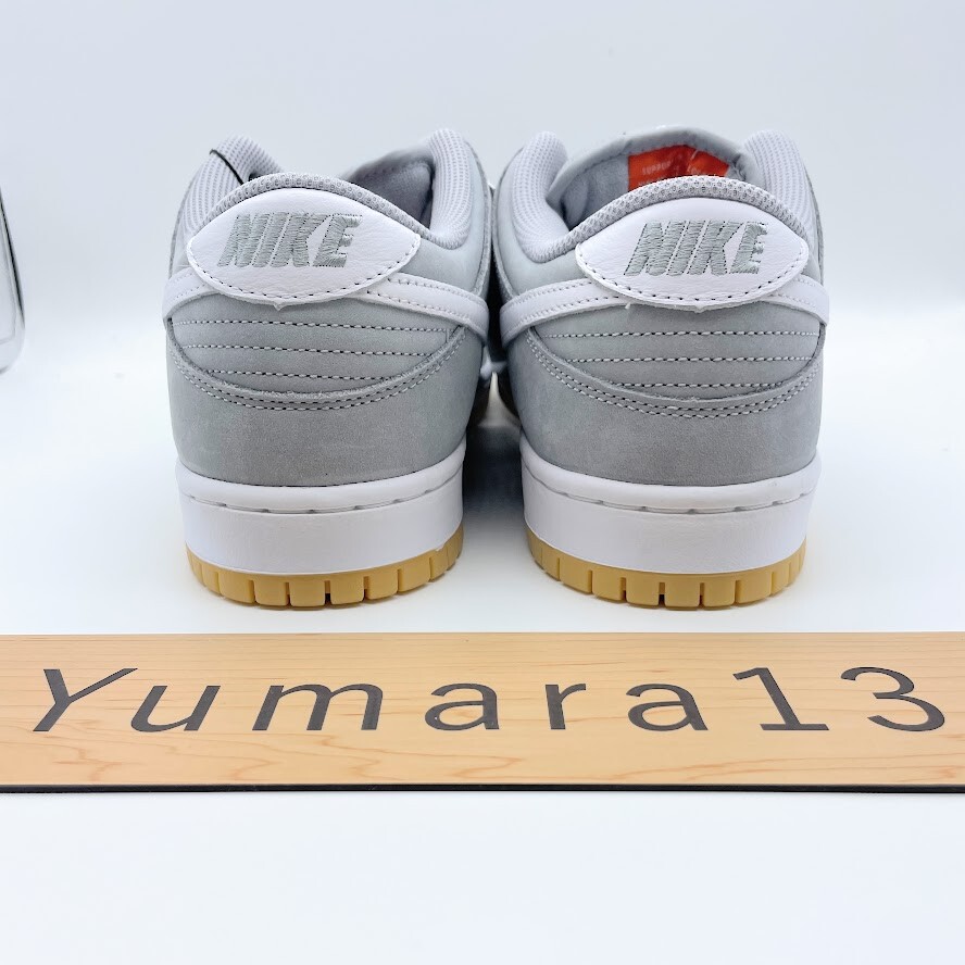 Nike SB Dunk Low Pro ISO Wolf Grey Gum Orange Label DV5464-001