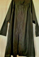 NON BRAND  BLACK MATTE MASTER GRADUATION GOWN ,